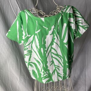 Lilly Pulitzer for Target Palm Crop Top Size XS